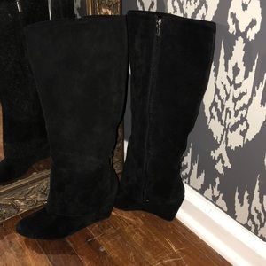 Jessica Simpson Rallie Black Suede Boots